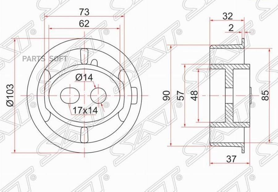 Опора Дифференциала Rr (задний) Toyota Mark Ii,Cresta,Chaser, Verossa Sat арт. ST-41651-22
Опора Дифференциала Rr (задний) Toyota Mark Ii,Cresta,Chaser, Verossa Sat арт. ST-41651-22