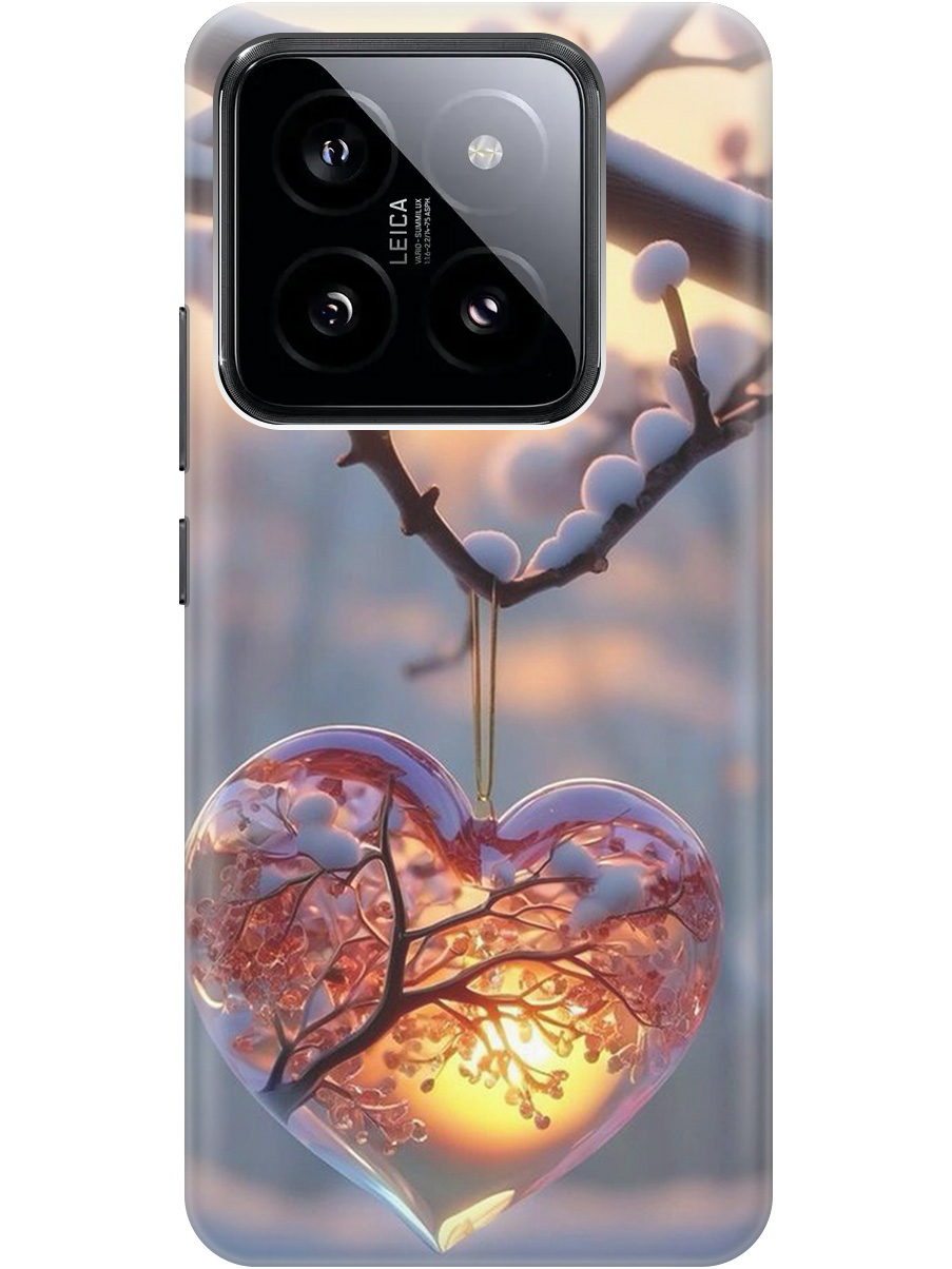 Силиконовый чехол на Xiaomi 14 Pro с принтом "Ледяное сердце", Прозрачный;белый;желтый;оранжевый, 777771091
Силиконовый чехол на Xiaomi 14 Pro с принтом "Ледяное сердце", Прозрачный;белый;желтый;оранжевый, 777771091