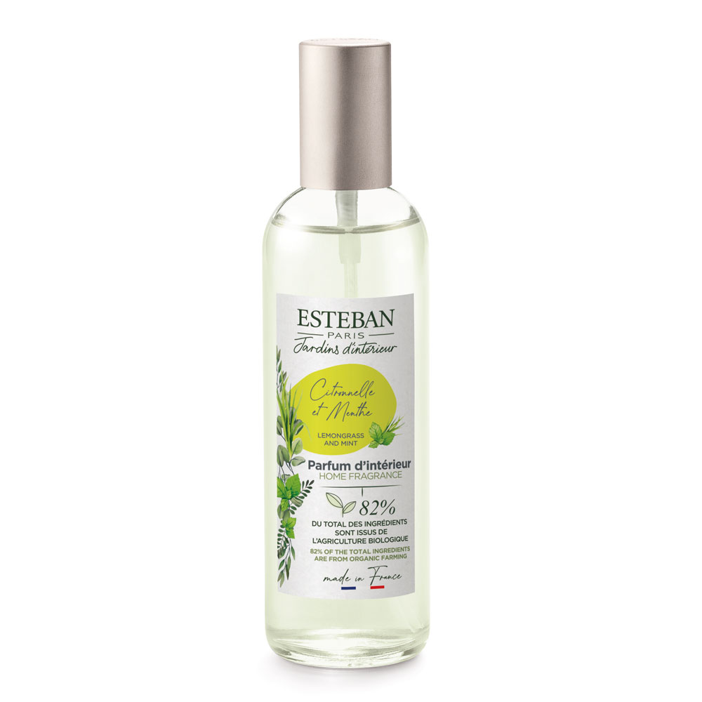 Духи интерьерные Esteban ЛЕМОНГРАСС и МЯТА (Citronnelle & Menthe/Lemongrass & Mint) 100 мл
Духи интерьерные Esteban ЛЕМОНГРАСС и МЯТА (Citronnelle & Menthe/Lemongrass & Mint) 100 мл