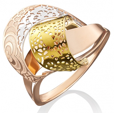 Кольцо из комбинированного золота р. 19 PLATINA jewelry 01-4868-00-000-1113-48, 01-4868-00-000-1113-48 
Кольцо из комбинированного золота р. 19 PLATINA jewelry 01-4868-00-000-1113-48, 01-4868-00-000-1113-48