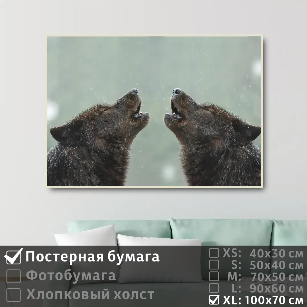 Постер на стену ПолиЦентр Волки воют вместе в снежный день 100х70 см, ВолкиВоютВместеВСнежныйДень1
Постер на стену ПолиЦентр Волки воют вместе в снежный день 100х70 см, ВолкиВоютВместеВСнежныйДень1
