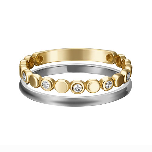 Кольцо из комбинированного золота с фианитом р. 18 PLATINA jewelry 13-0001-00-401-1121-48, 13-0001-00-401-1121-48 
Кольцо из комбинированного золота с фианитом р. 18 PLATINA jewelry 13-0001-00-401-1121-48, 13-0001-00-401-1121-48