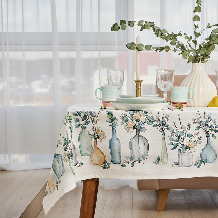 Скатерть "Этель" Flower mood 146х110см, 100% хл, репс 210 г/м2, Белый;зеленый, Flower mood
Скатерть "Этель" Flower mood 146х110см, 100% хл, репс 210 г/м2, Белый;зеленый, Flower mood