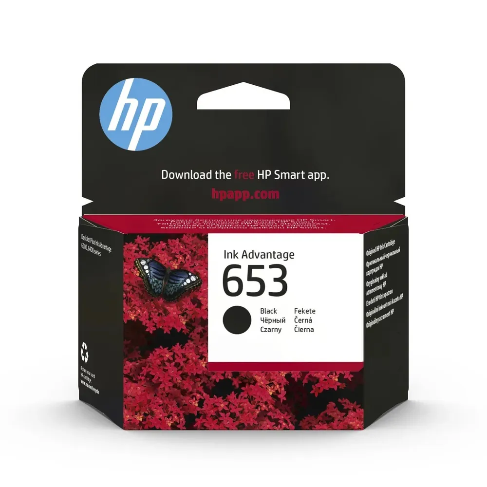 Картридж для струйного принтера HP 653 черный 3YM75AE () черный, оригинальный, 3YM75AE
Картридж для струйного принтера HP 653 черный 3YM75AE () черный, оригинальный, 3YM75AE