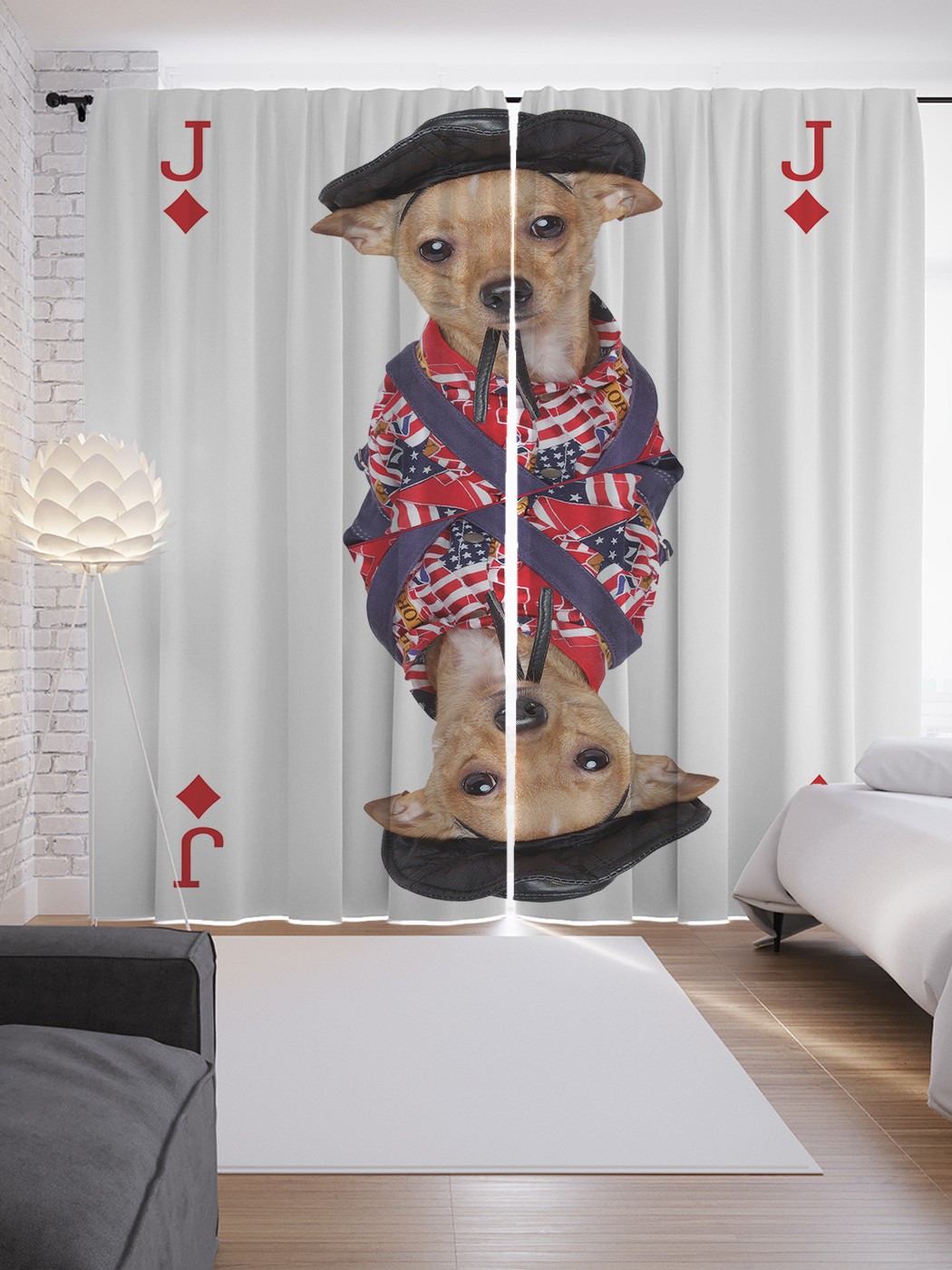 Шторы с фотопечатью JoyArty "Пес-валет" из сатена, 290х265 см, Пес-валет
Шторы с фотопечатью JoyArty "Пес-валет" из сатена, 290х265 см, Пес-валет