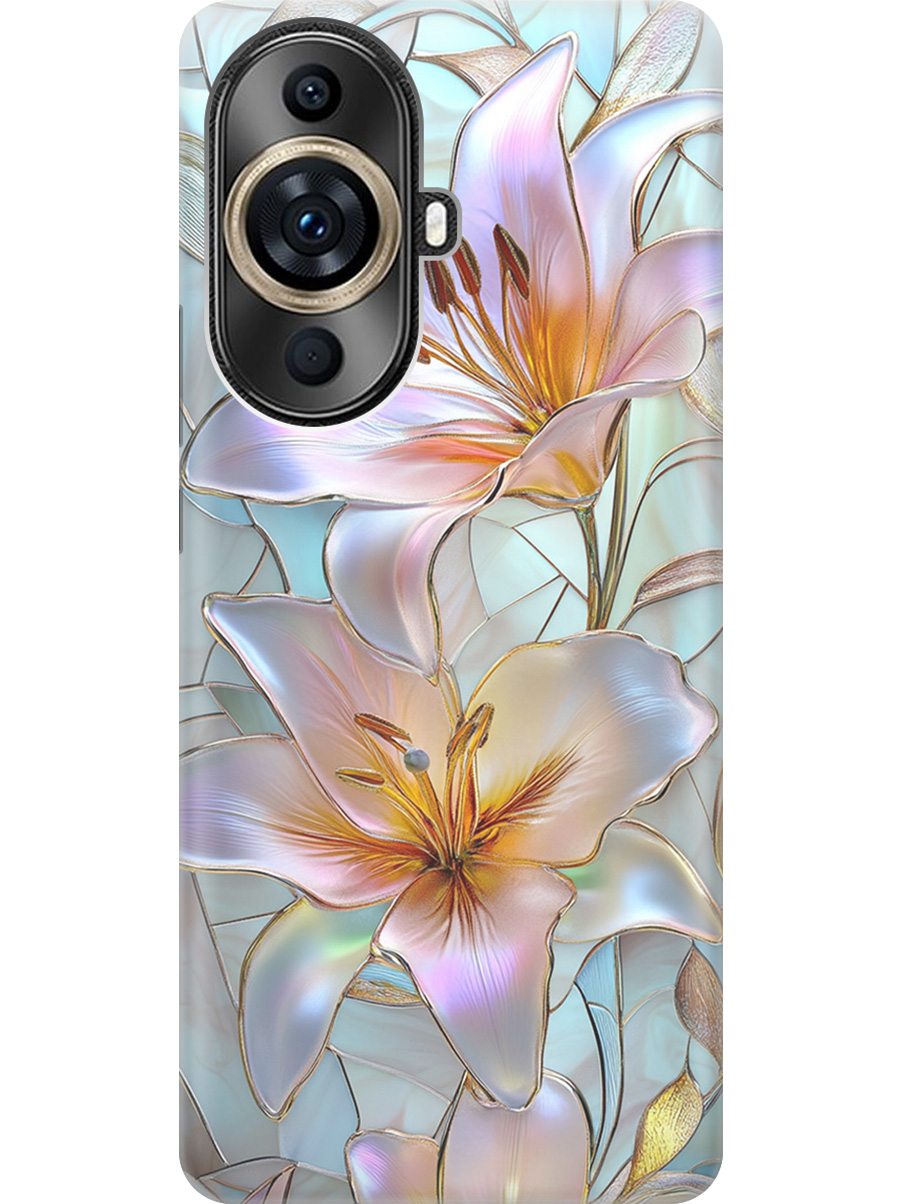 Силиконовый чехол на Huawei nova 11 Pro/Ultra с принтом "Витраж с лилиями", Прозрачный;белый;голубой;розовый, 769390223 
Силиконовый чехол на Huawei nova 11 Pro/Ultra с принтом "Витраж с лилиями", Прозрачный;белый;голубой;розовый, 769390223