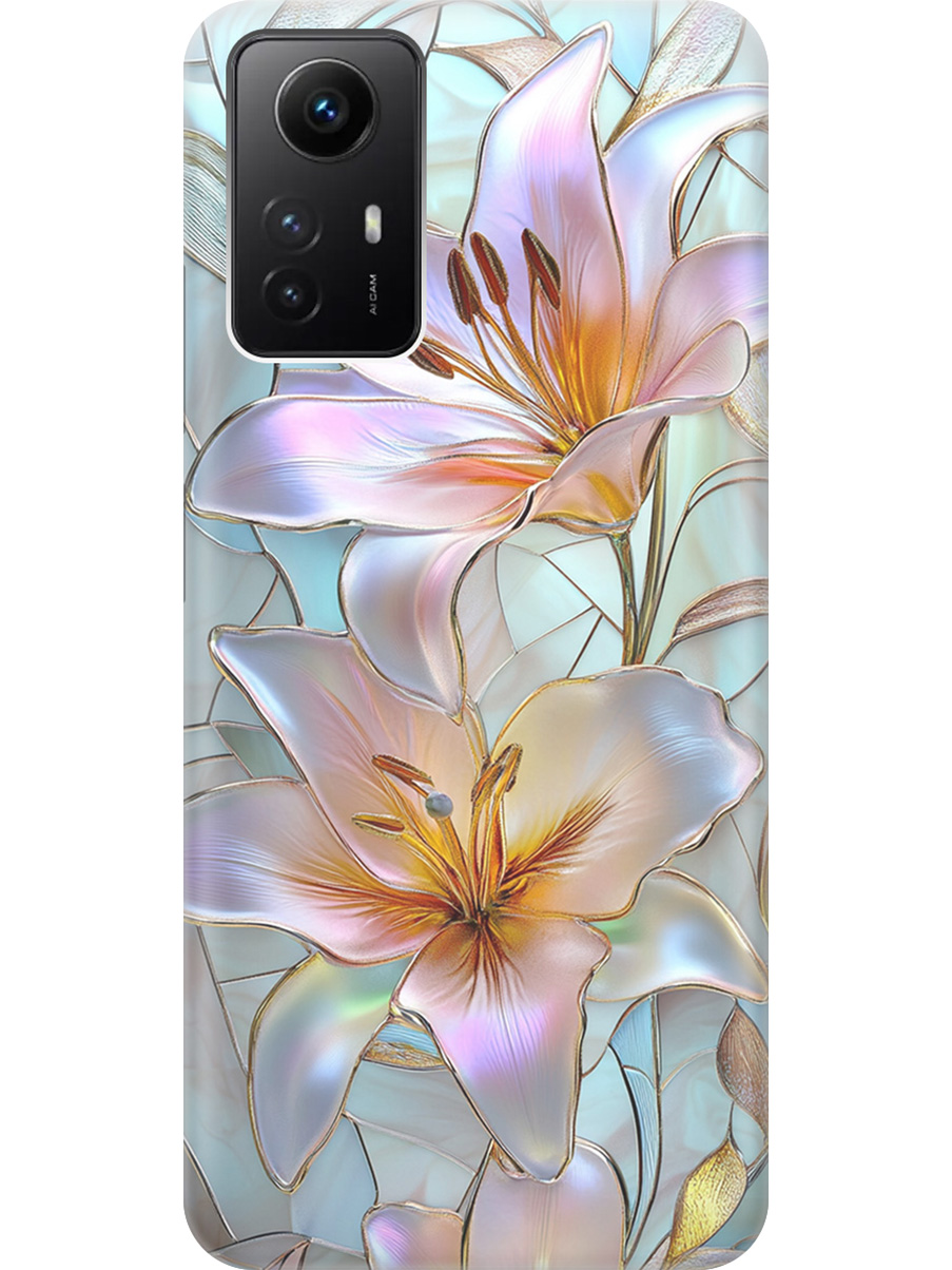 Силиконовый чехол на Xiaomi Redmi Note 12s с принтом "Витраж с лилиями", Прозрачный;белый;голубой;розовый, 778676923
Силиконовый чехол на Xiaomi Redmi Note 12s с принтом "Витраж с лилиями", Прозрачный;белый;голубой;розовый, 778676923