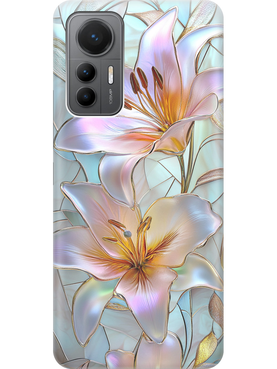 Силиконовый чехол на Xiaomi 12 Lite с принтом "Витраж с лилиями", Прозрачный;белый;голубой;розовый, 740133323
Силиконовый чехол на Xiaomi 12 Lite с принтом "Витраж с лилиями", Прозрачный;белый;голубой;розовый, 740133323