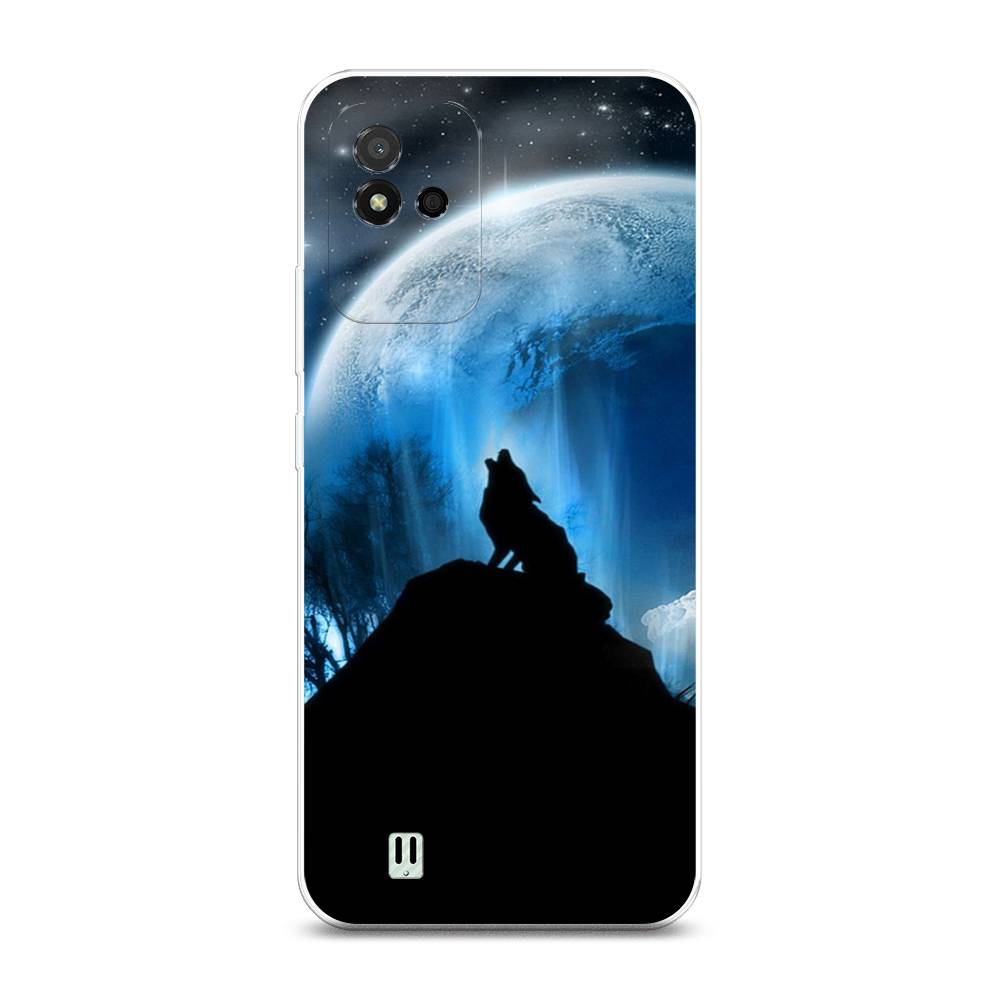 Чехол на Realme Narzo 50i "Волк 2", Синий;черный;белый, 2510050-1 
Чехол на Realme Narzo 50i "Волк 2", Синий;черный;белый, 2510050-1
