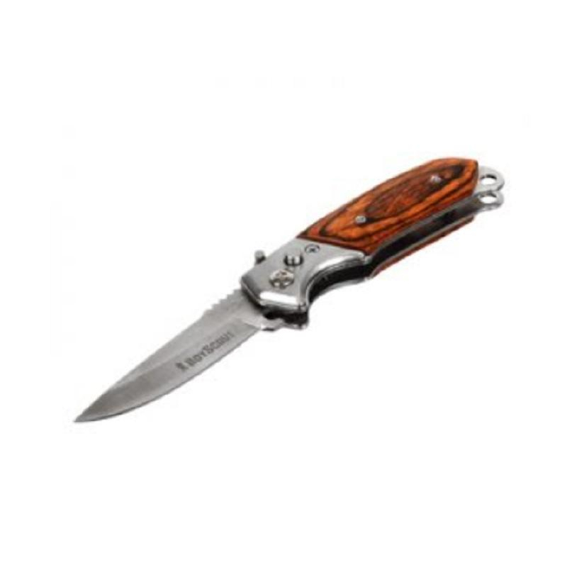 фото Нож складной boyscout автоматический,деревянная ручка, 8,5/14,5 см /144/12 nobrand