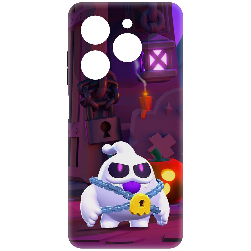 Чехол-накладка Krutoff Soft Case Brawl Stars - Призрак Скуик для Tecno Spark 20 Pro черный
Чехол-накладка Krutoff Soft Case Brawl Stars - Призрак Скуик для Tecno Spark 20 Pro черный