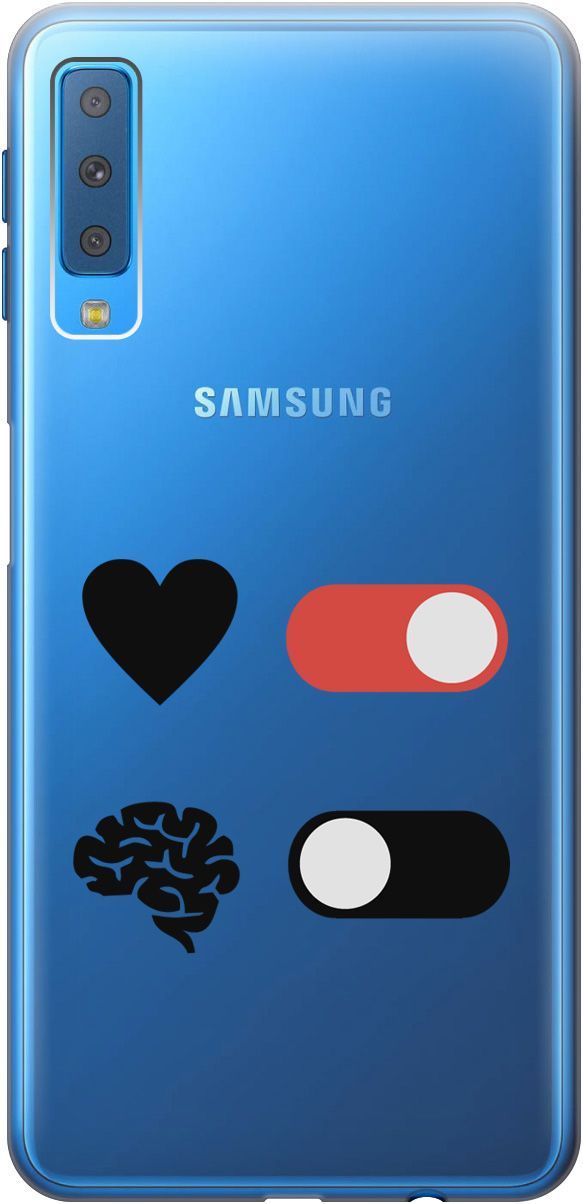 Чехол на Samsung Galaxy A7 (2018) с принтом "Brain Off" прозрачный, Прозрачный;белый, 5396
Чехол на Samsung Galaxy A7 (2018) с принтом "Brain Off" прозрачный, Прозрачный;белый, 5396
