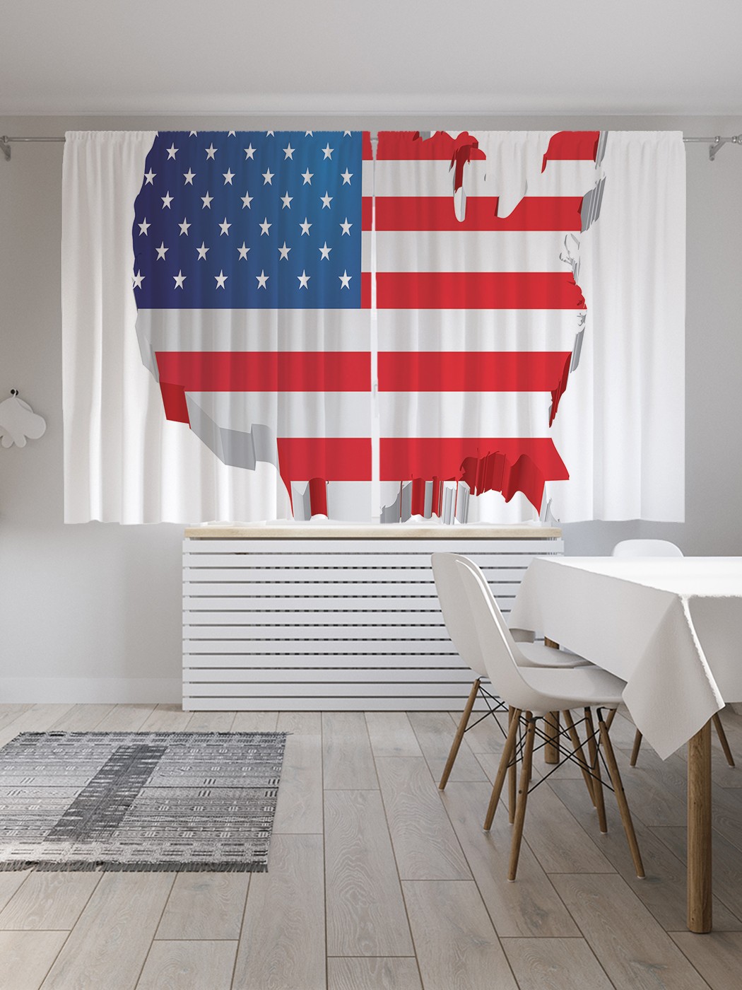 Классические шторы JoyArty "Карта США 3Д", серия Oxford DeLux, 2 полотна 145x180 см, Карта США 3Д
Классические шторы JoyArty "Карта США 3Д", серия Oxford DeLux, 2 полотна 145x180 см, Карта США 3Д