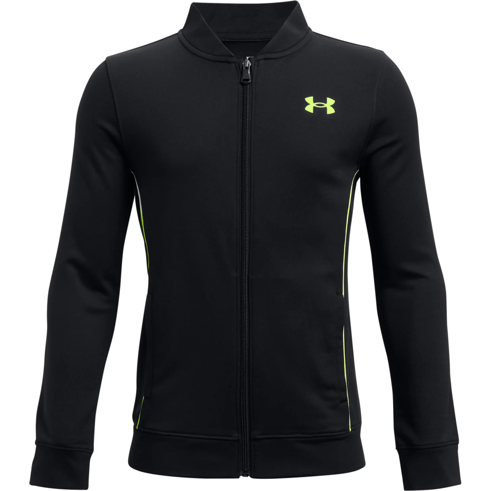 фото Толстовка under armour pennant 2.0 fz 1366368-001 цв.черный р. yxl