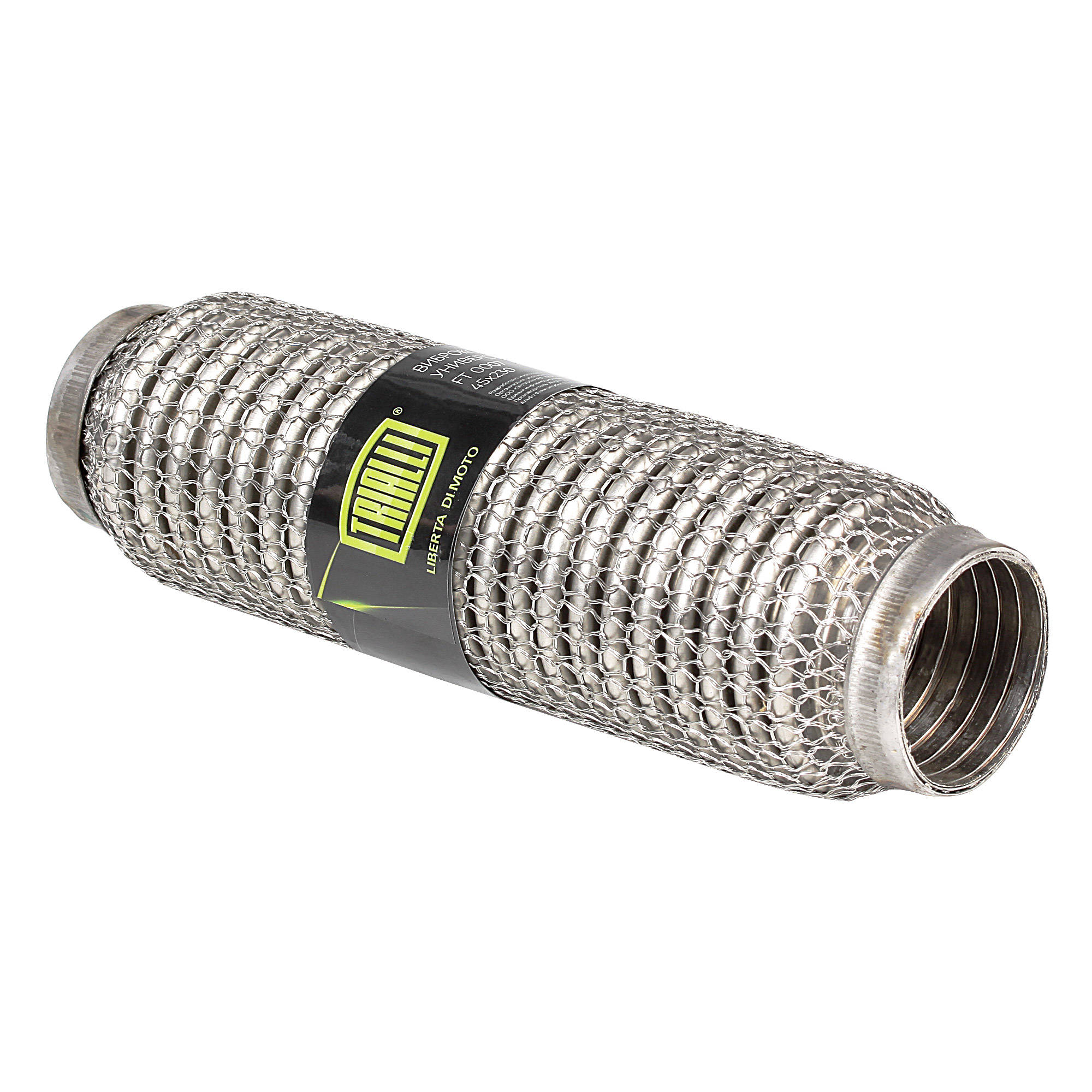 Виброкомпенсатор выхлопной трубы Гофра 45x230 Hydra/Wire Mesh нержав сталь TRIALLI FT 0007
Виброкомпенсатор выхлопной трубы Гофра 45x230 Hydra/Wire Mesh нержав сталь TRIALLI FT 0007