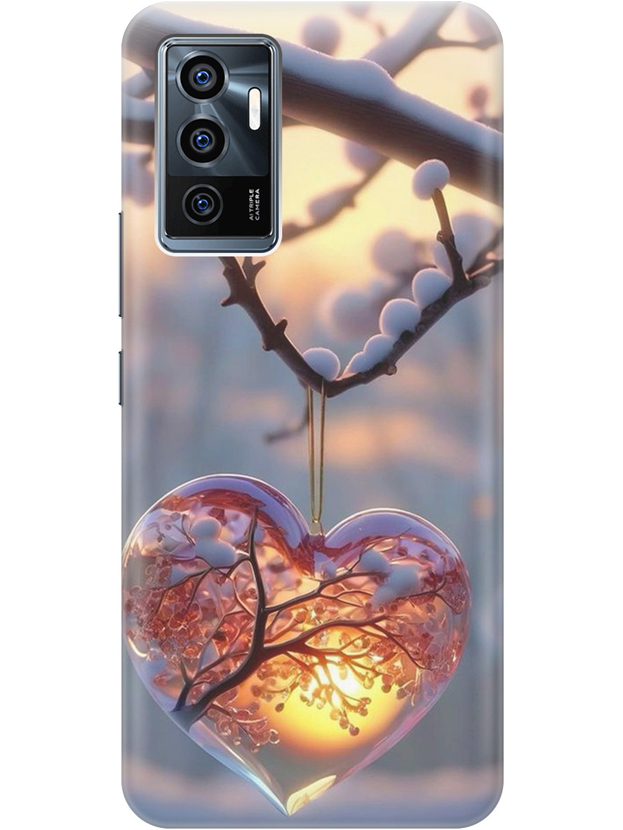 Силиконовый чехол на Vivo V23e с принтом "Ледяное сердце", Прозрачный;белый;желтый;оранжевый, 743438091 
Силиконовый чехол на Vivo V23e с принтом "Ледяное сердце", Прозрачный;белый;желтый;оранжевый, 743438091