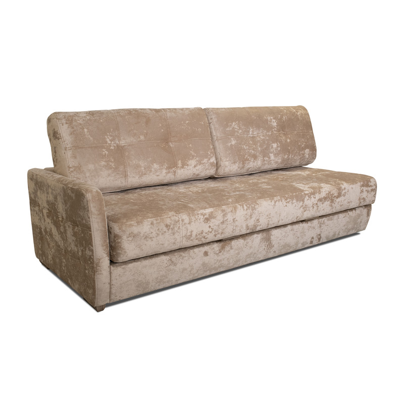 фото Прямой диван-кровать "мануфактура уюта" мини морфей-2, светло-коричневый, 210*100 см