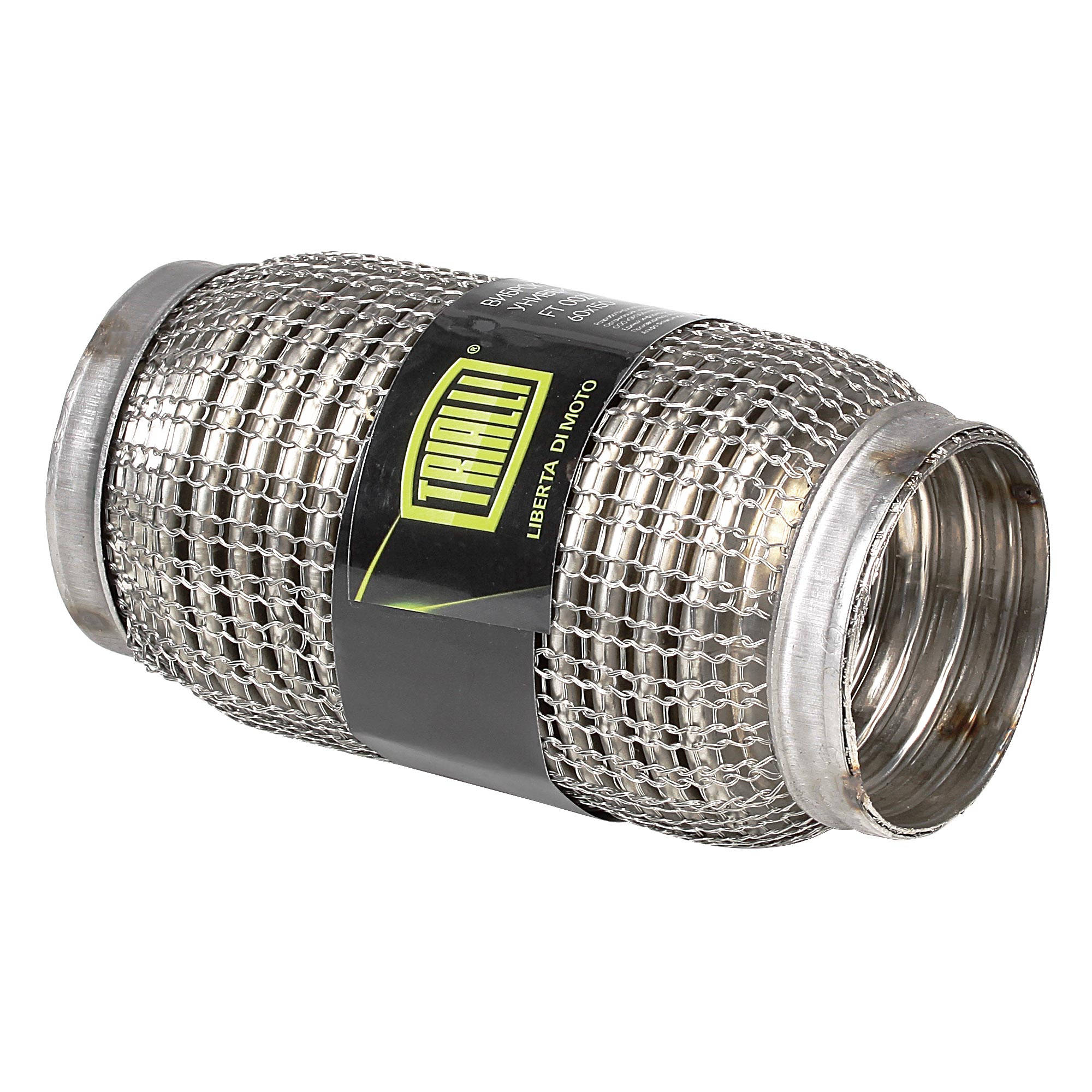 Виброкомпенсатор выхлопной трубы Гофра 60x150 Hydra/Wire Mesh нержав сталь TRIALLI FT 0027
Виброкомпенсатор выхлопной трубы Гофра 60x150 Hydra/Wire Mesh нержав сталь TRIALLI FT 0027