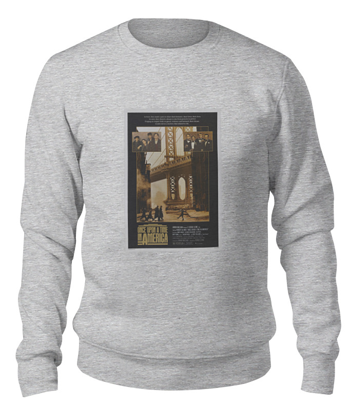 Свитшот унисекс Printio Once upon a time in america / однажды в америке серый S, Once upon a time in america / однажды в америке
Свитшот унисекс Printio Once upon a time in america / однажды в америке серый S, Once upon a time in america / однажды в америке