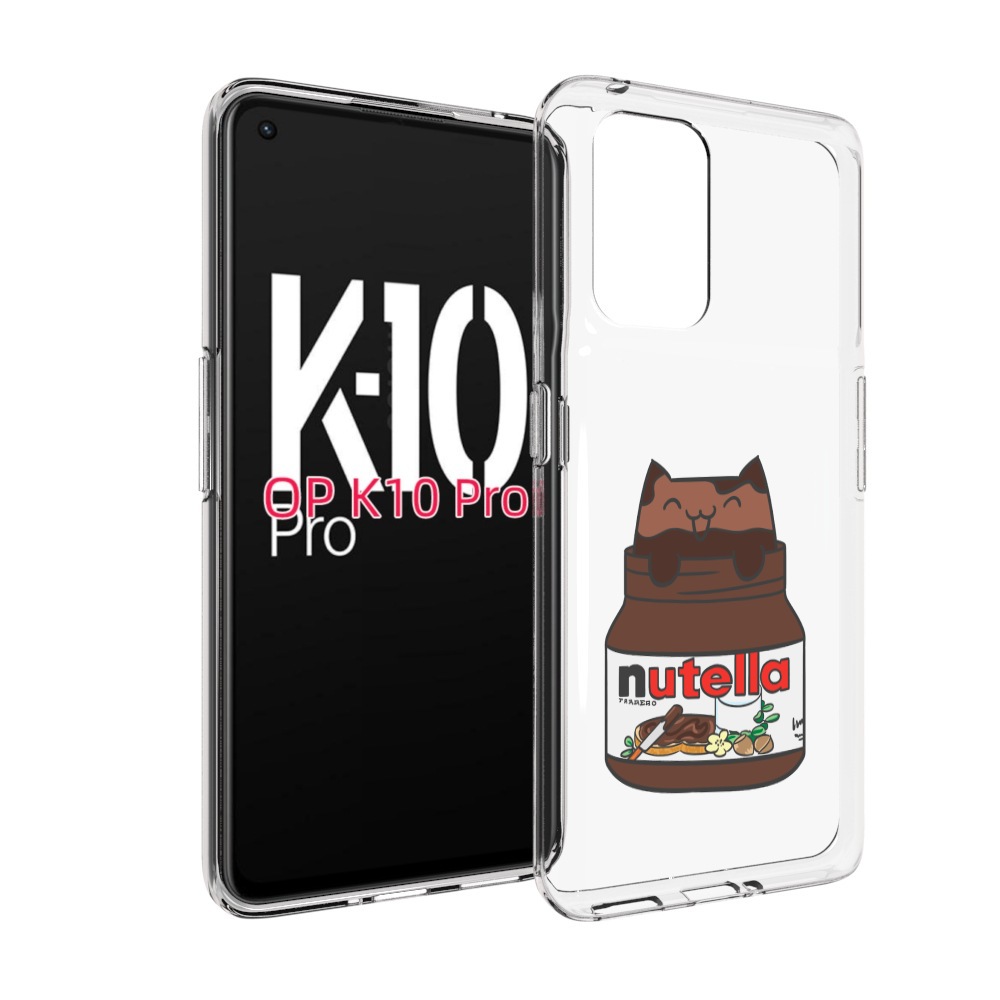 Чехол MyPads кошечка-в-нутелле для OPPO K10 Pro, Прозрачный, Tocco 
Чехол MyPads кошечка-в-нутелле для OPPO K10 Pro, Прозрачный, Tocco