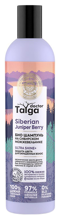 фото Шампунь natura siberica doctor taiga защита цвета 400 мл