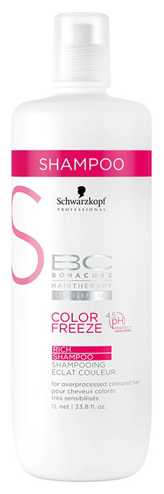 Шампунь Schwarzkopf Professional BC Bonacure Color Freeze Rich Shampoo 1000 мл, Bonacure
Шампунь Schwarzkopf Professional BC Bonacure Color Freeze Rich Shampoo 1000 мл, Bonacure