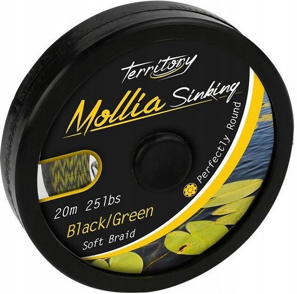 Леска плетеная Mikado Territory Mollia Sinking 0,26 мм, 20 м, 11,3 кг, black/green, Черный;зеленый, Territory Mollia Sinking
Леска плетеная Mikado Territory Mollia Sinking 0,26 мм, 20 м, 11,3 кг, black/green, Черный;зеленый, Territory Mollia Sinking