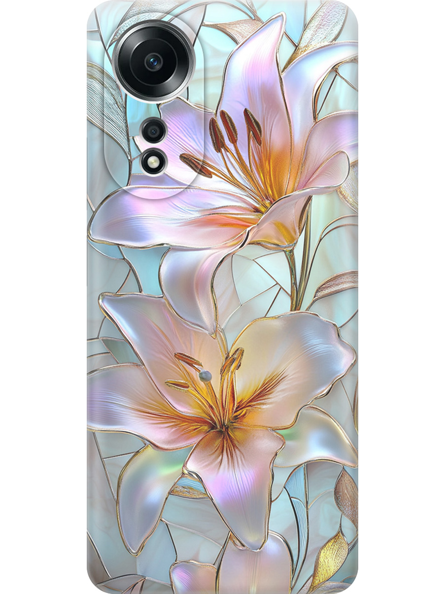 Силиконовый чехол на Oppo A58 4G с принтом "Витраж с лилиями", Прозрачный;белый;голубой;розовый, 782629423
Силиконовый чехол на Oppo A58 4G с принтом "Витраж с лилиями", Прозрачный;белый;голубой;розовый, 782629423