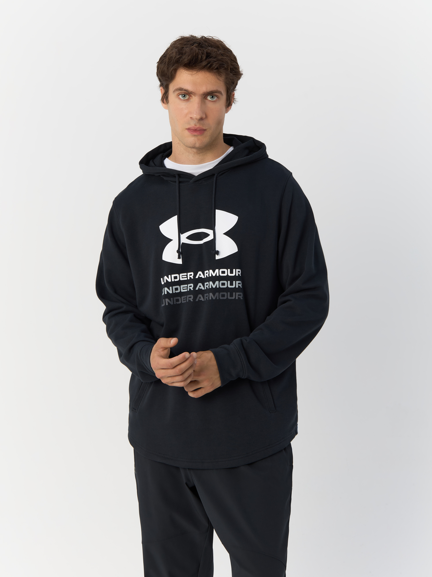 Худи Under Armour UA Rival Terry Graphic Hood мужское, чёрное, размер LG, 1386047, Черный, Rival Terry Graphic
Худи Under Armour UA Rival Terry Graphic Hood мужское, чёрное, размер LG, 1386047, Черный, Rival Terry Graphic