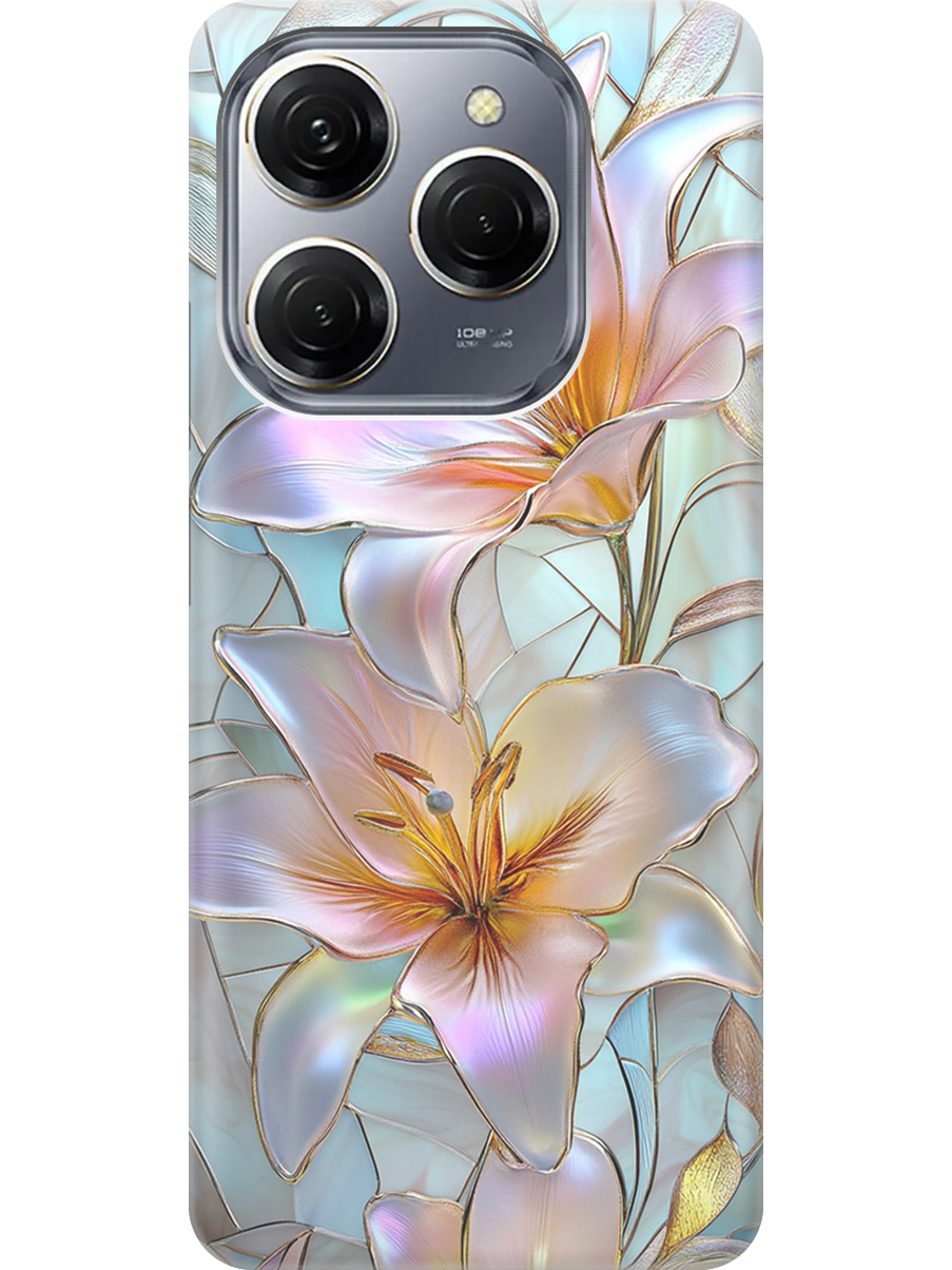 Силиконовый чехол на Tecno Spark 20 Pro с принтом "Витраж с лилиями", Прозрачный;белый;голубой;розовый, 779829023
Силиконовый чехол на Tecno Spark 20 Pro с принтом "Витраж с лилиями", Прозрачный;белый;голубой;розовый, 779829023