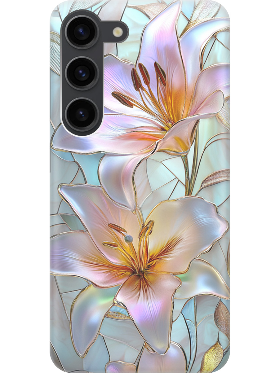 Силиконовый чехол на Samsung Galaxy S23 с принтом "Витраж с лилиями", Прозрачный;белый;голубой;розовый, 767959523
Силиконовый чехол на Samsung Galaxy S23 с принтом "Витраж с лилиями", Прозрачный;белый;голубой;розовый, 767959523