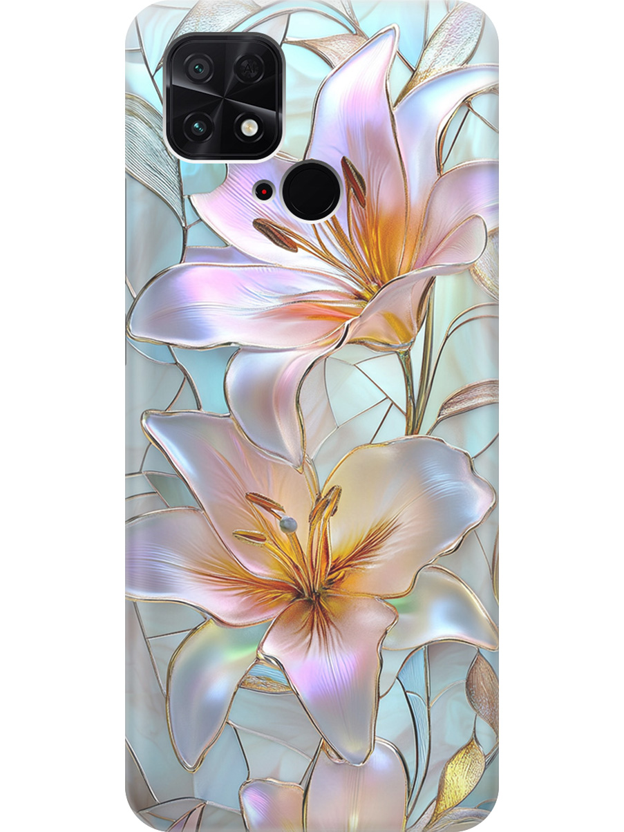 Силиконовый чехол на Xiaomi Poco C40 с принтом "Витраж с лилиями", Прозрачный;белый;голубой;розовый, 740187923
Силиконовый чехол на Xiaomi Poco C40 с принтом "Витраж с лилиями", Прозрачный;белый;голубой;розовый, 740187923