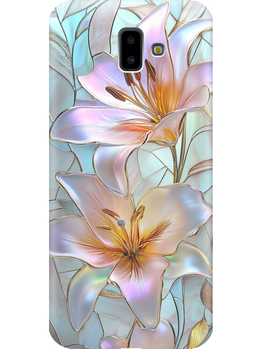 Силиконовый чехол на Samsung Galaxy J6+ (2018) с принтом "Витраж с лилиями", Прозрачный;белый;голубой;розовый, 719355823
Силиконовый чехол на Samsung Galaxy J6+ (2018) с принтом "Витраж с лилиями", Прозрачный;белый;голубой;розовый, 719355823