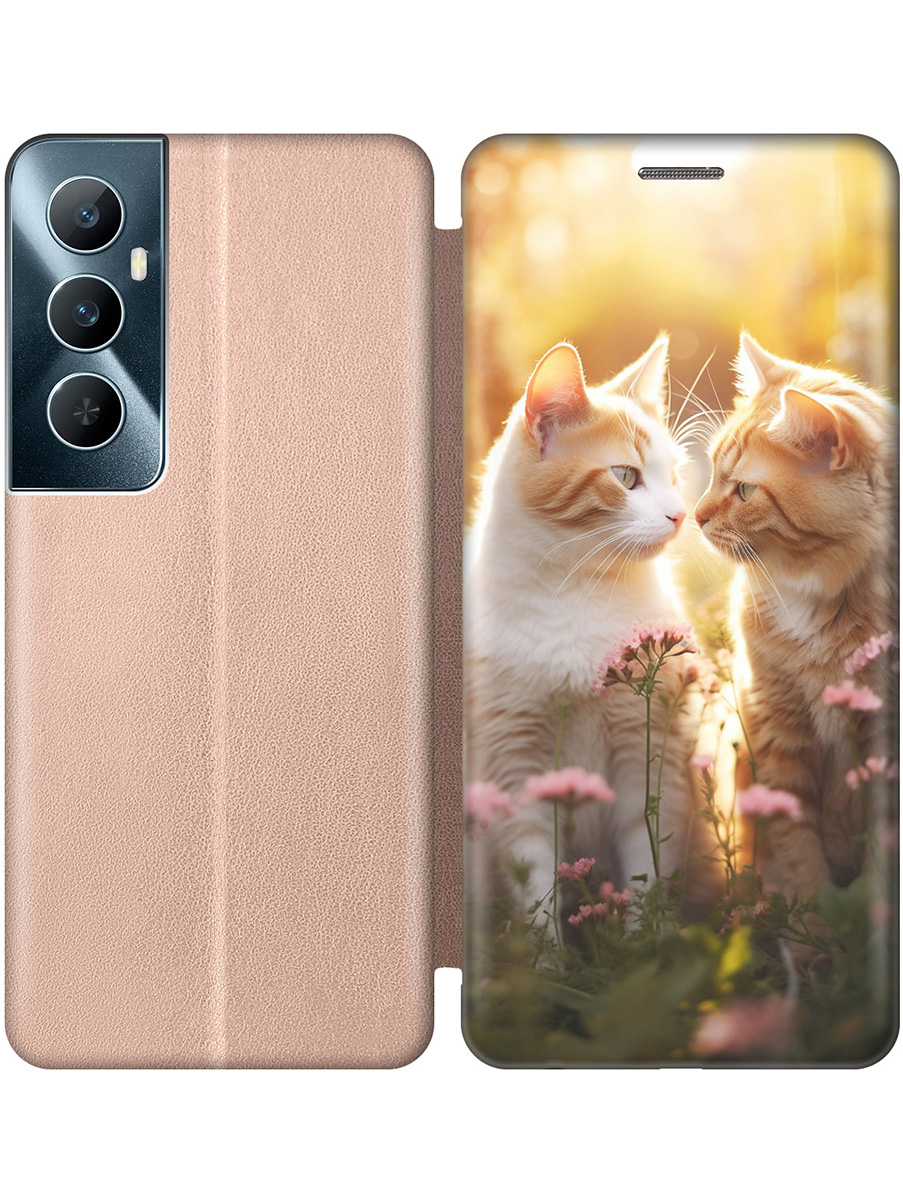 Чехол-книжка на Realme C65 с принтом "Влюбленные котики" золотой, Золотистый;бежевый;белый, 783983891
Чехол-книжка на Realme C65 с принтом "Влюбленные котики" золотой, Золотистый;бежевый;белый, 783983891