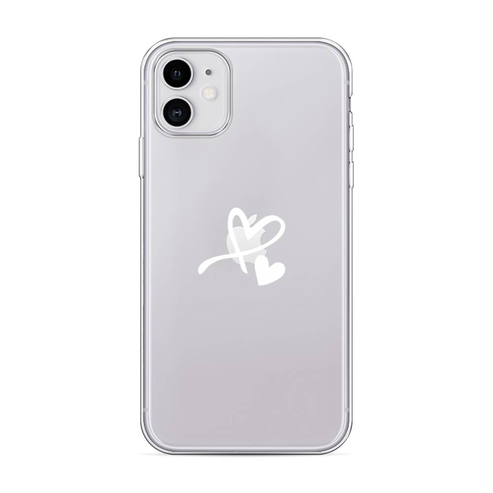 фото Чехол awog для apple iphone 11 "сердечко минимализм"