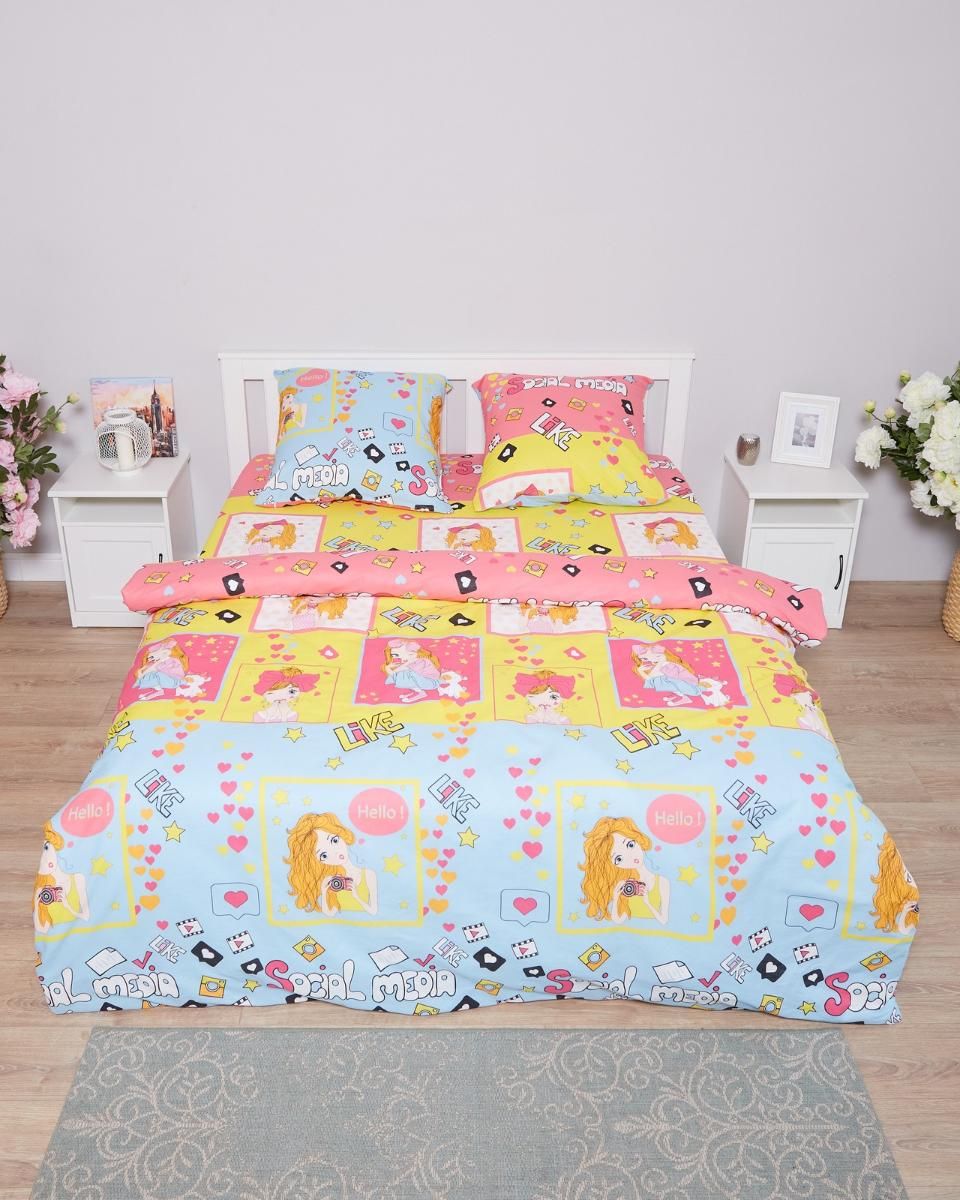 Детский комплект постельного белья с простыней на резинке, бязь,"Всё себе" "Билборд"; 1.5
Детский комплект постельного белья с простыней на резинке, бязь,"Всё себе" "Билборд"; 1.5