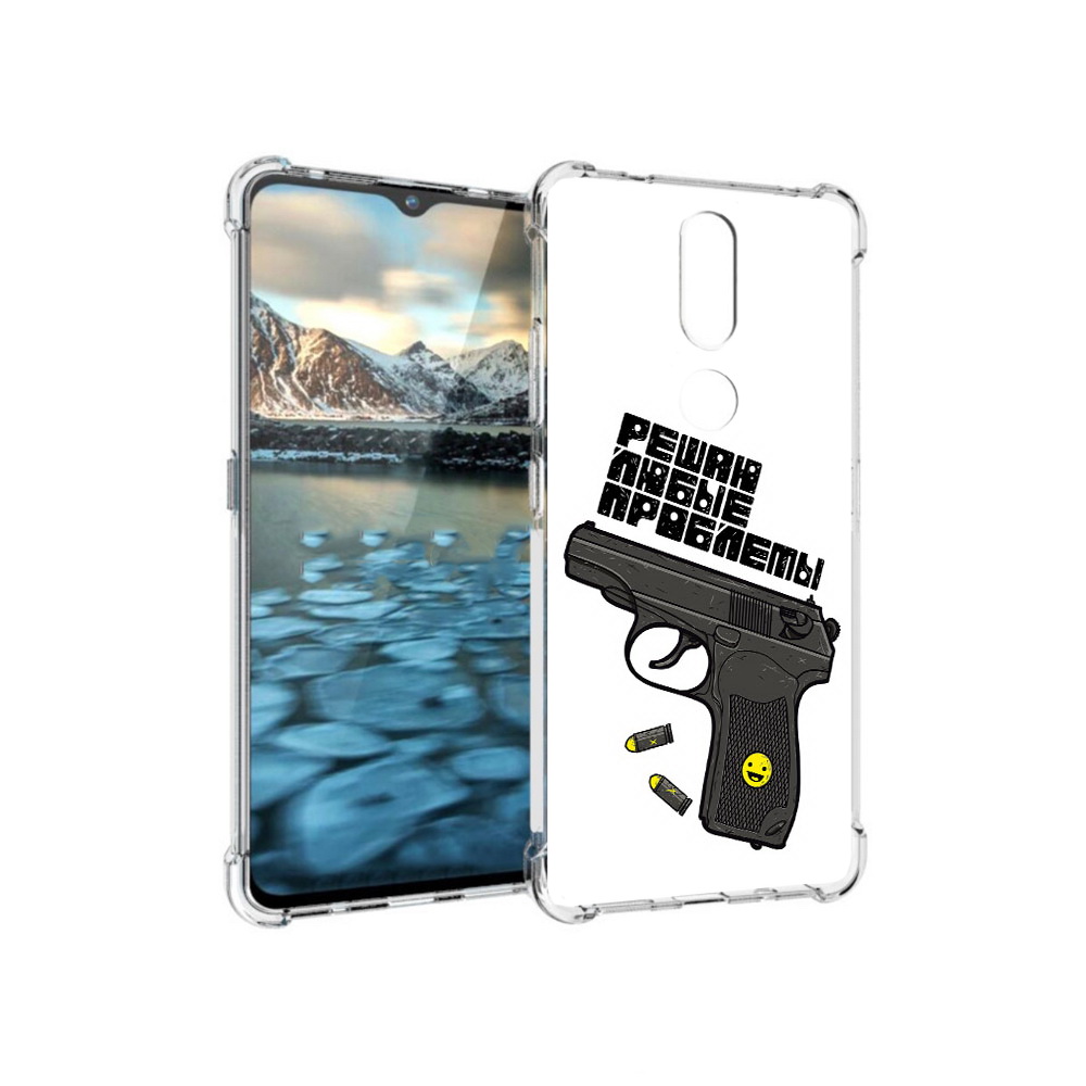 Чехол MyPads Tocco для Nokia 2.4 пистолет против проблем (PT227049.107.542), Прозрачный, Tocco
Чехол MyPads Tocco для Nokia 2.4 пистолет против проблем (PT227049.107.542), Прозрачный, Tocco