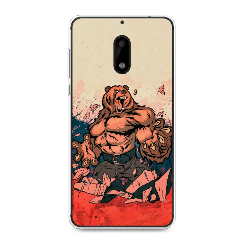 Чехол Awog на Nokia 6 / Нокиа 6 "Медведь с флагом РФ", Коричневый;синий;красный, 120350-2
Чехол Awog на Nokia 6 / Нокиа 6 "Медведь с флагом РФ", Коричневый;синий;красный, 120350-2