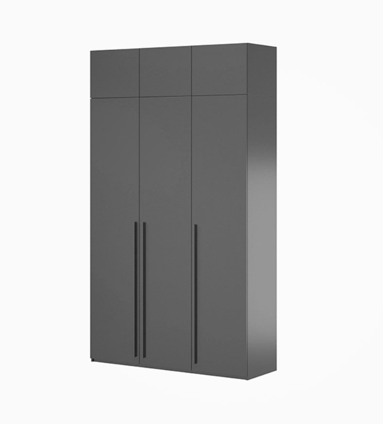 Шкаф распашной QualisMebel Пакс Форсанд 3, 1300х600х2200, Графит, Серый, Пакс Форсанд 3
Шкаф распашной QualisMebel Пакс Форсанд 3, 1300х600х2200, Графит, Серый, Пакс Форсанд 3