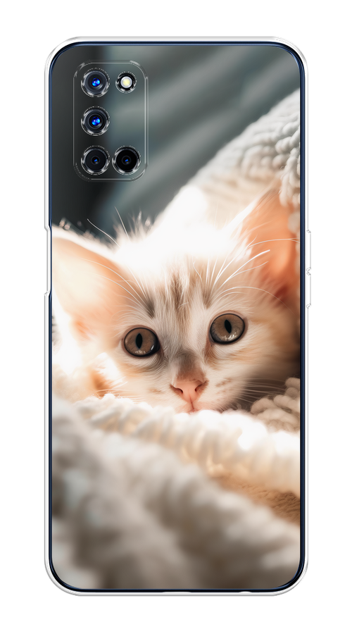 Чехол на Oppo A52/A72 "Белый шкодливый котенок", Серый;белый;бежевый;оранжевый, 253150-1
Чехол на Oppo A52/A72 "Белый шкодливый котенок", Серый;белый;бежевый;оранжевый, 253150-1
