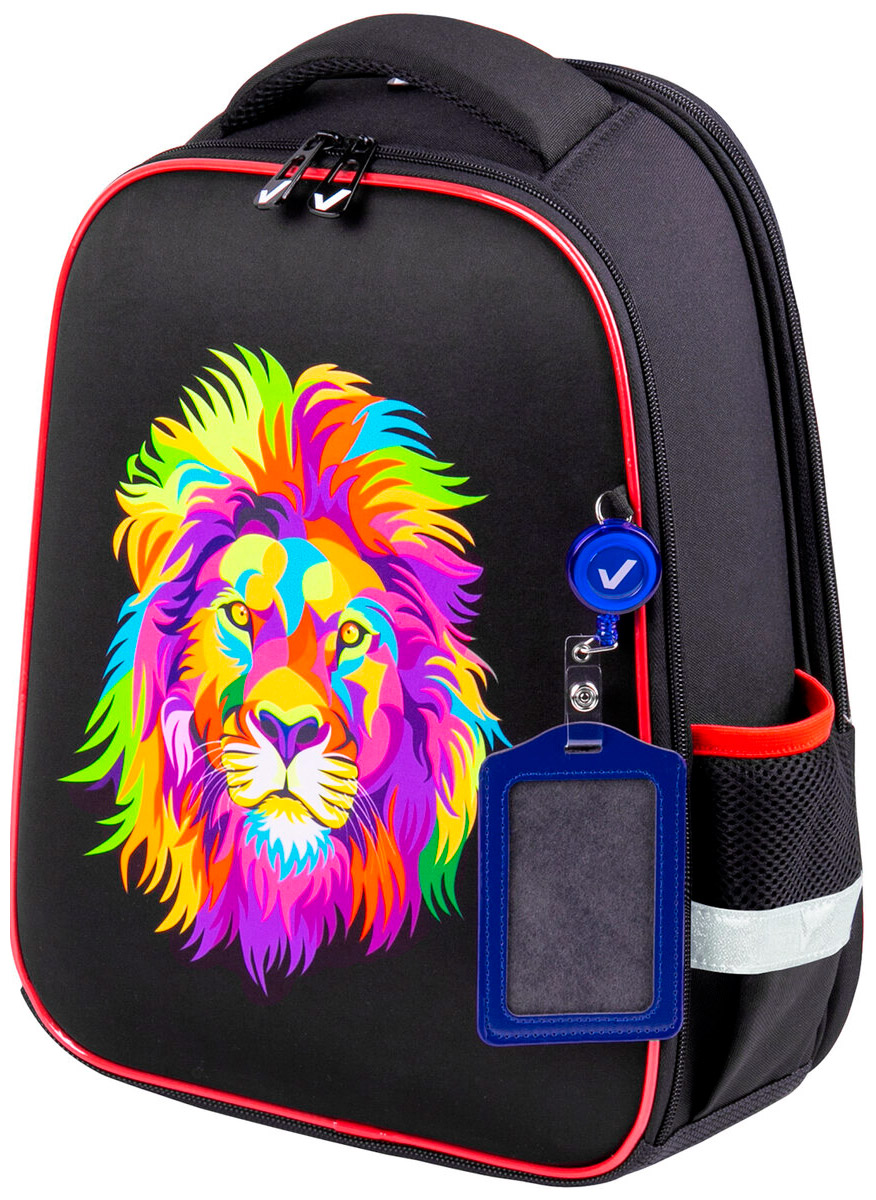 Ранец школьный для первоклассника Brauberg Fit Colorful lion, начальной школы, 38х27х14 см, Черный, FIT ''Colorful lion'' (270618)
Ранец школьный для первоклассника Brauberg Fit Colorful lion, начальной школы, 38х27х14 см, Черный, FIT ''Colorful lion'' (270618)