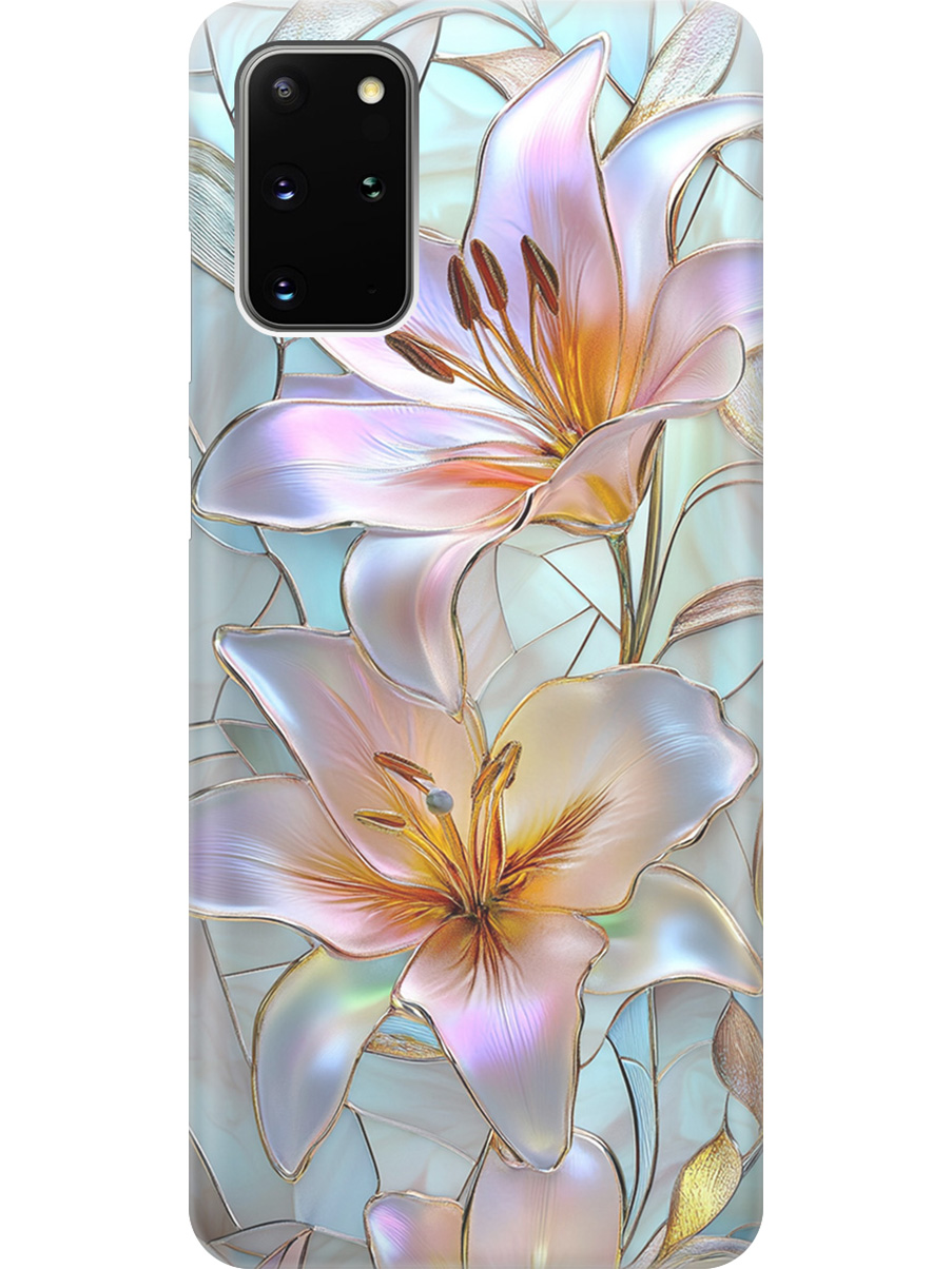 Силиконовый чехол на Samsung Galaxy S20+ с принтом "Витраж с лилиями", Прозрачный;белый;голубой;розовый, 722628523
Силиконовый чехол на Samsung Galaxy S20+ с принтом "Витраж с лилиями", Прозрачный;белый;голубой;розовый, 722628523