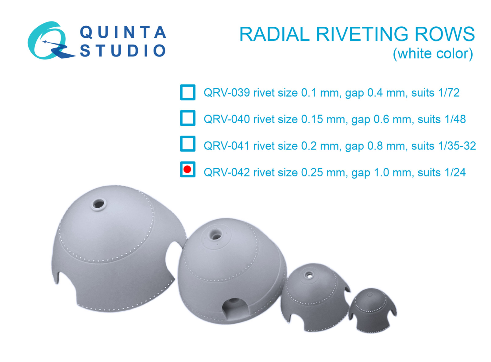 Радиальные клепочные ряды Quinta Studio 1/24 размер клепки 0 25 mm интервал 1 0 QRV-042, Однотонный
Радиальные клепочные ряды Quinta Studio 1/24 размер клепки 0 25 mm интервал 1 0 QRV-042, Однотонный