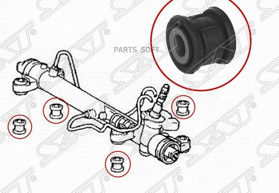 Sat St-45510-20100B Сайлентблок Рулевой Рейки Toyota Premio/Allion 07-10/Noah/Voxy 07-/Isi
Sat St-45510-20100B Сайлентблок Рулевой Рейки Toyota Premio/Allion 07-10/Noah/Voxy 07-/Isi