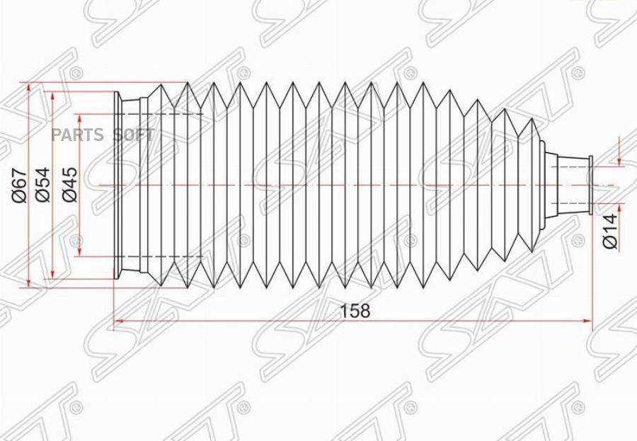 Пыльник Рулевой Рейки Toyota Mark2/Chaser/Cresta 92- Lh=Rh/Aristo 91-97 Lh (левый) Sat арт
Пыльник Рулевой Рейки Toyota Mark2/Chaser/Cresta 92- Lh=Rh/Aristo 91-97 Lh (левый) Sat арт