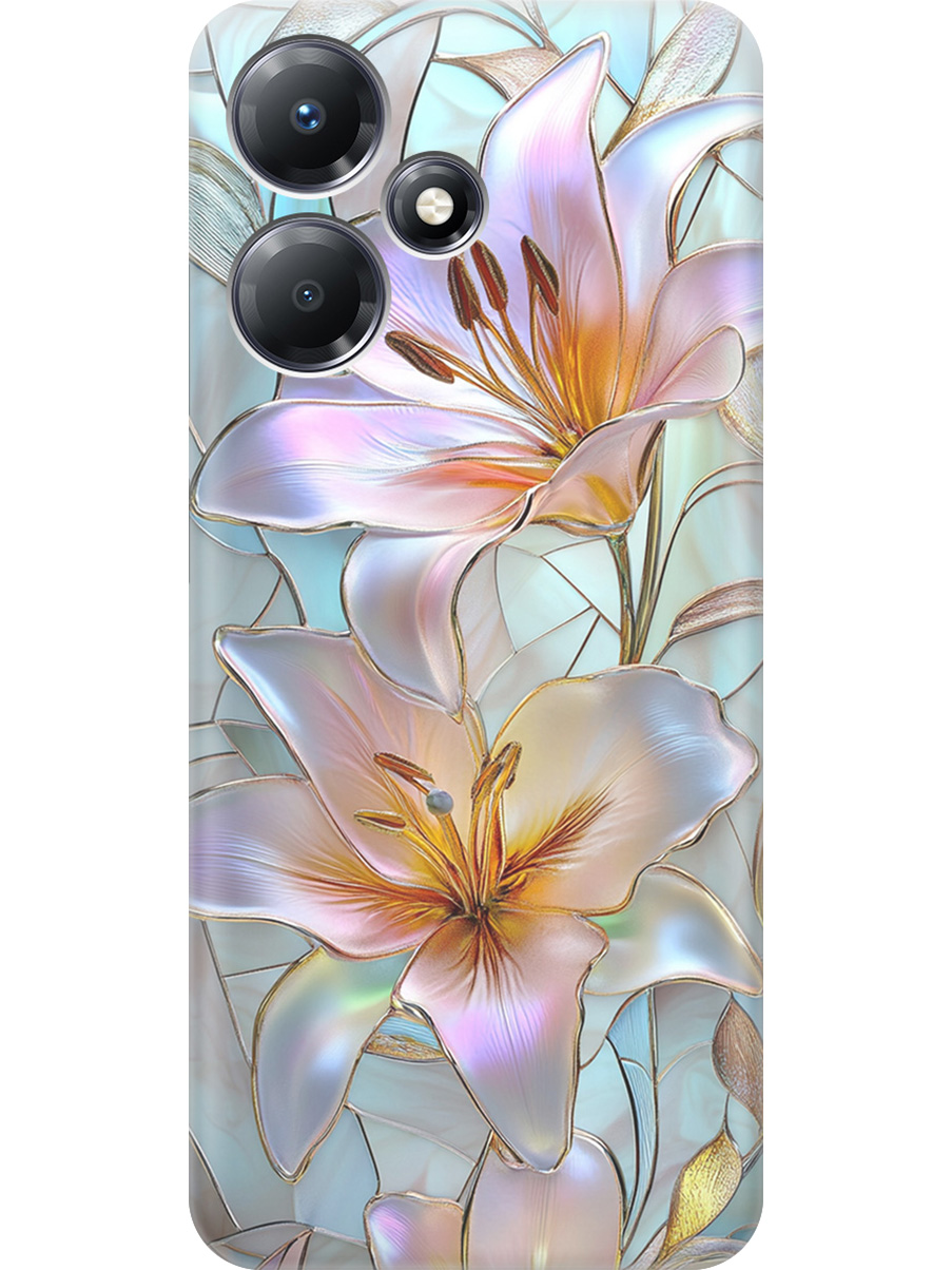 Силиконовый чехол на Infinix Hot 30 Play с принтом "Витраж с лилиями", Прозрачный;белый;голубой;розовый, 773941023
Силиконовый чехол на Infinix Hot 30 Play с принтом "Витраж с лилиями", Прозрачный;белый;голубой;розовый, 773941023