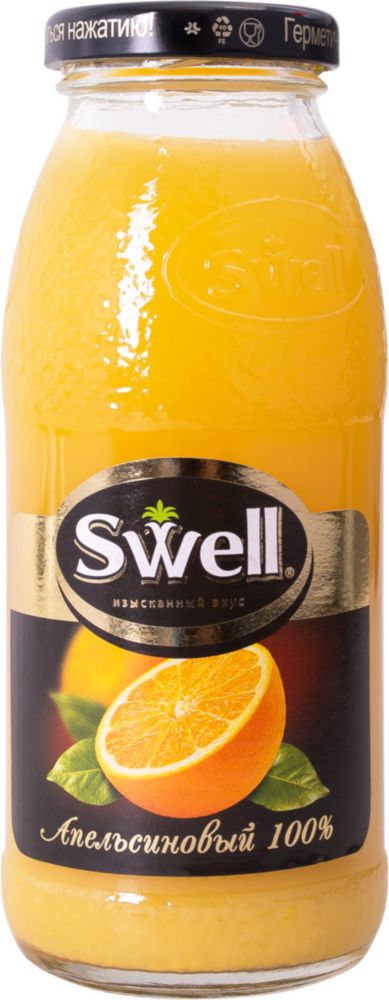 фото Сок апельсиновый swell с мякотью 0.25 л