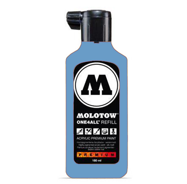 Акриловая заправка для маркеров Molotow One4All 180мл, Синий, One4all 180мл Необычно-синие
Акриловая заправка для маркеров Molotow One4All 180мл, Синий, One4all 180мл Необычно-синие