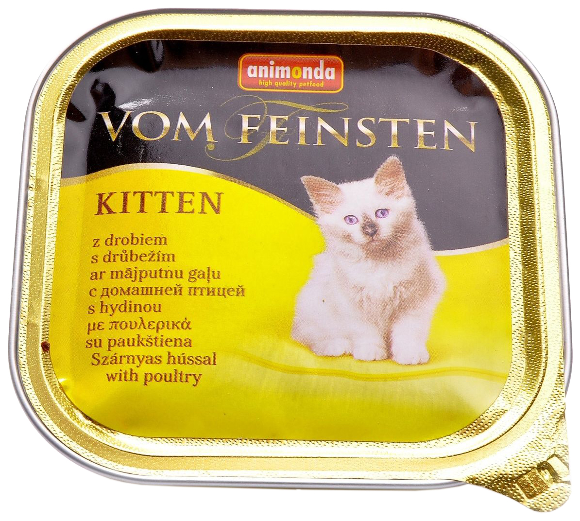 Консервы для котят Animonda Vom Feinsten Kitten, домашняя птица, 100г, Vom Feinsten Kitten
Консервы для котят Animonda Vom Feinsten Kitten, домашняя птица, 100г, Vom Feinsten Kitten