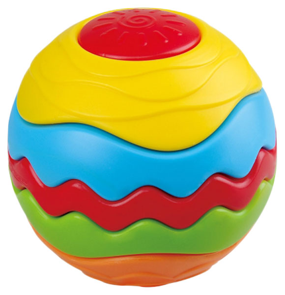 фото Развивающая игрушка playgo мяч-пазл радуга play1680 play&go